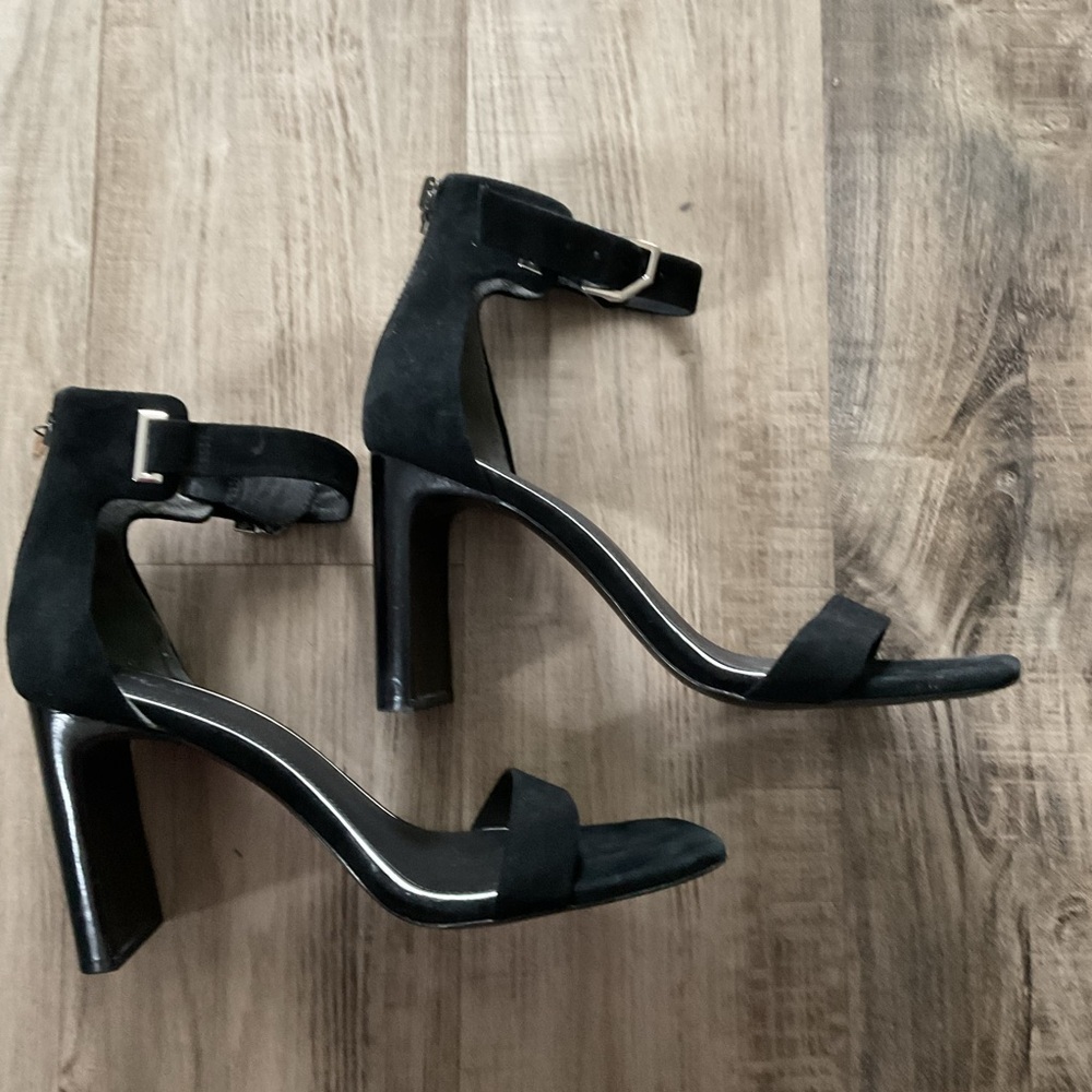 Rag & Bone Ellis Sandal High Heel Black Suede Size 39 9 - Picture 6 of 8